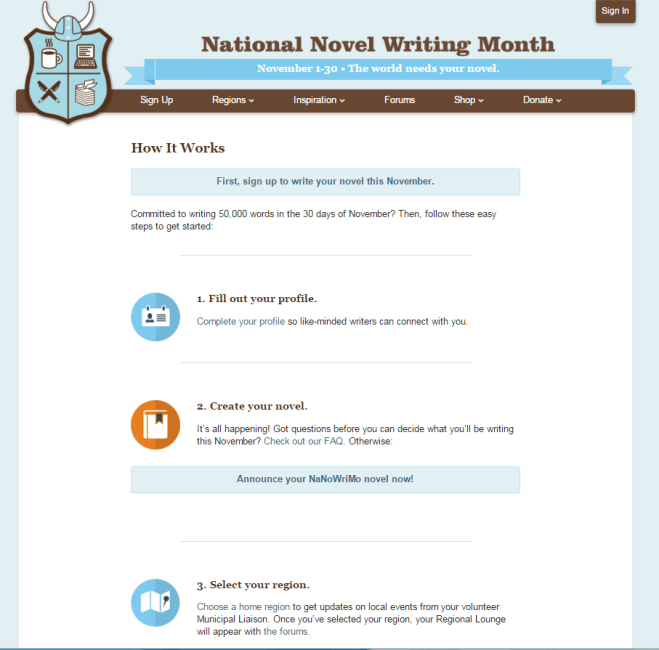 NaNoWriMo How To