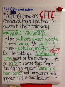 Cite Evidence Notes