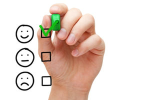 happy sad smiley check